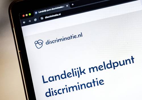 ILLUSTRATIEF -Discriminatie.nl, | ANP REMKO DE WAAL