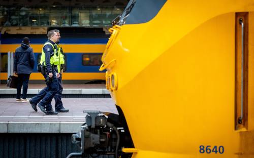 NS train and NS employee