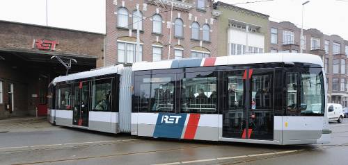 The new Citadis II tram in Rotterdam. ANP LEX VAN LIESHOUT