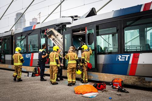 Trams crash