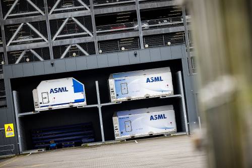 ASML EUV machine containers